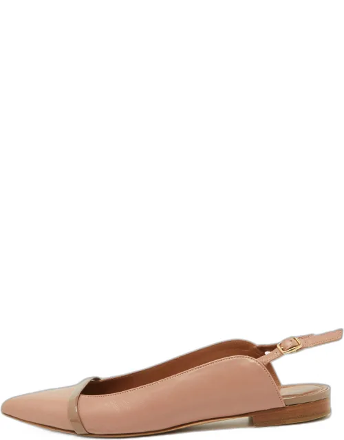 Leather Pointed Toe Mules