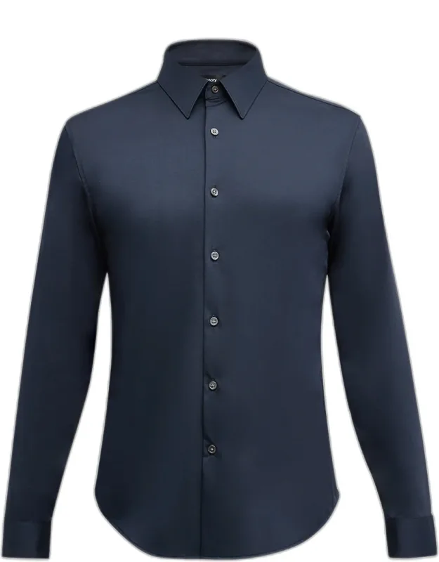 Sylvain Shirt In Structure Knit
