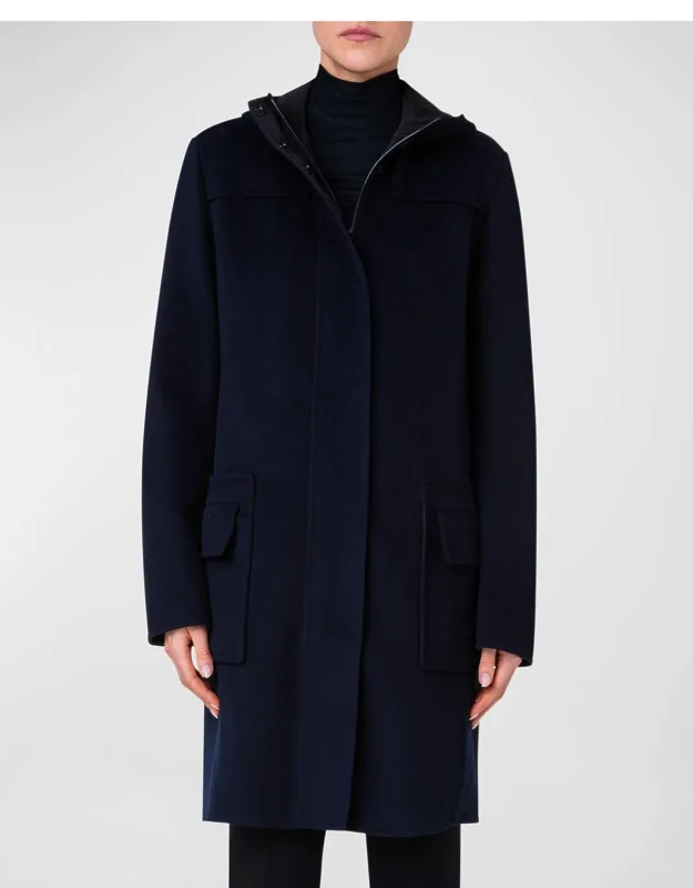 Reversible Hooded Coat