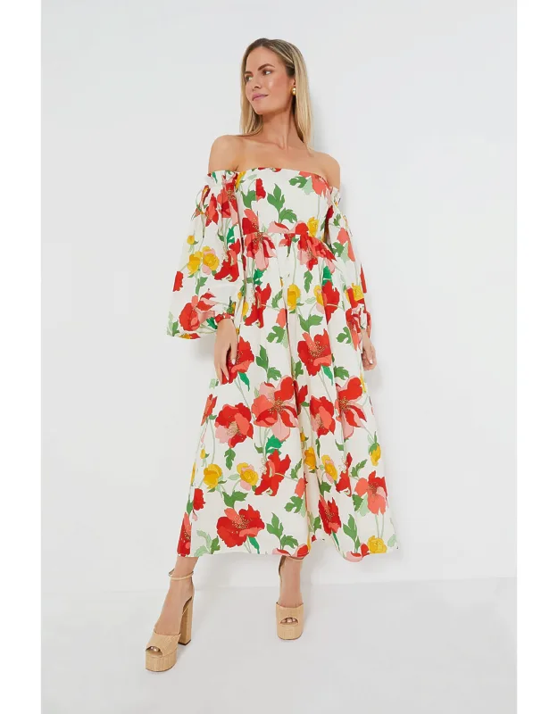 Off-the-shoulder Maxi Dress
