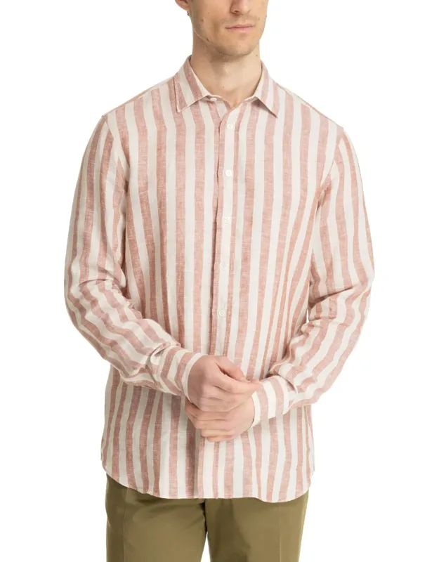 Shirt With Stripes, Multicolour