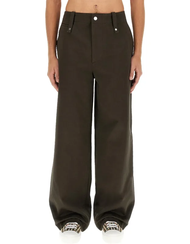 Cotton Pants Made In Italy Model Is 185 Cm Tall