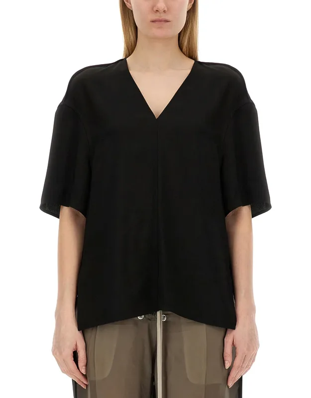 V-neck T-shirt Regular Fit Made In Italy