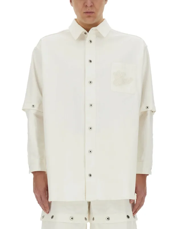 _off-white 90's Jacket-shirt Oversize Fit Made In Italy_