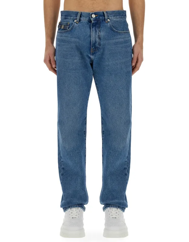 Regular Fit Jeans 100% Cotton Made In Italy