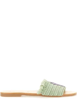 Sandal With Logo
