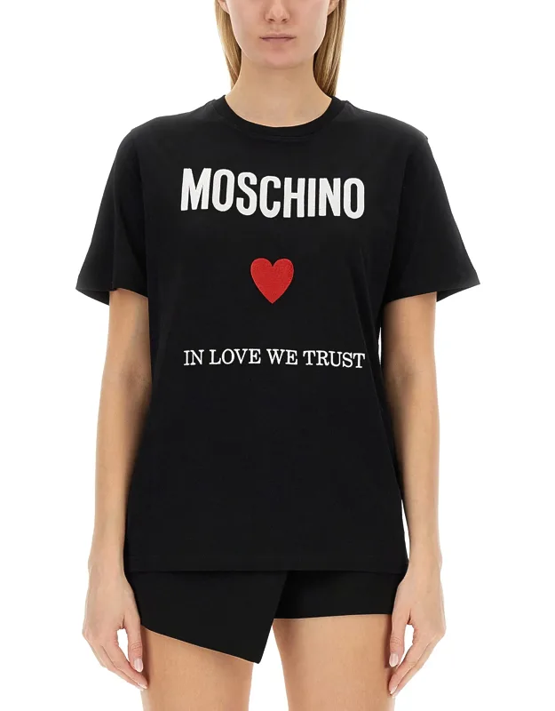 Moschino T-shirt 100% Cotton Regular Fit Made In Italy