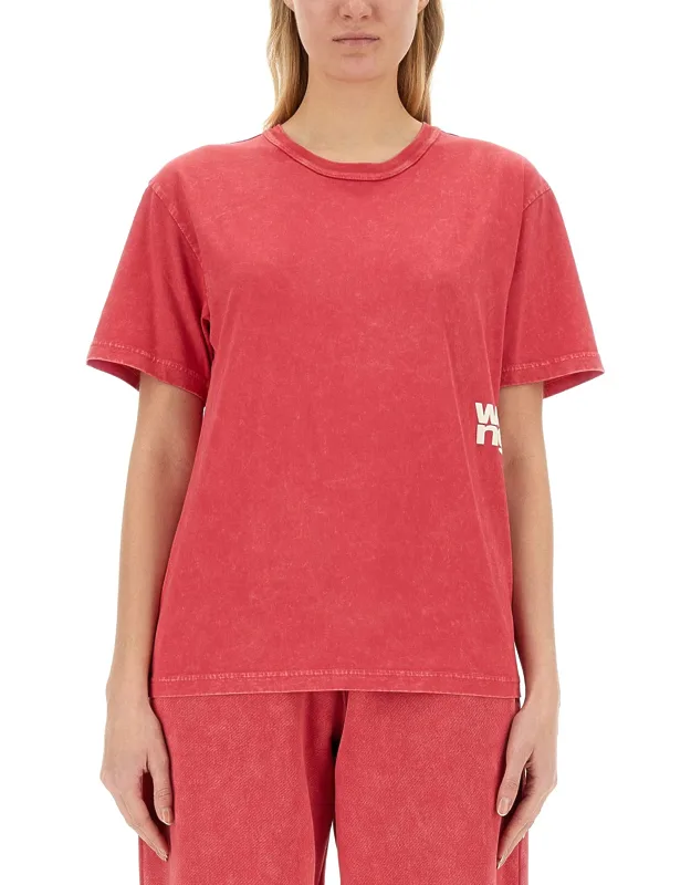 T T-shirt With Logo, 100% Cotton