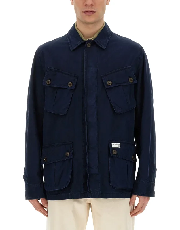 _fay Jacket 100% Cotton Made In Italy_