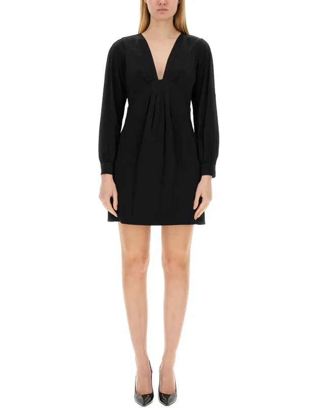 V-neck Dress Regular Fit